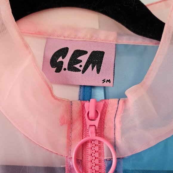 Lazy Oaf GEM (G.E.M) Sheer Jacket *Rare* - Picture 3 of 5